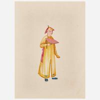 Chinese School 19th century Group of Thirteen Works Depicting Chinese Occupations