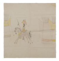 Contemporary Ledger Drawings on Muslin