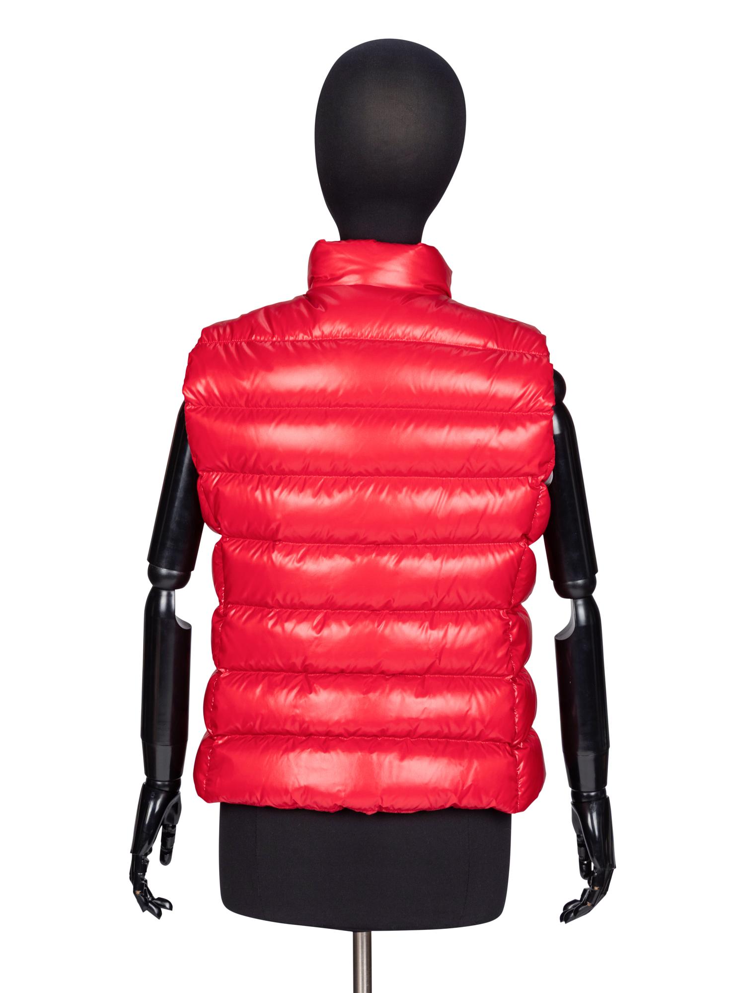 Moncler, Red Puffer Vest