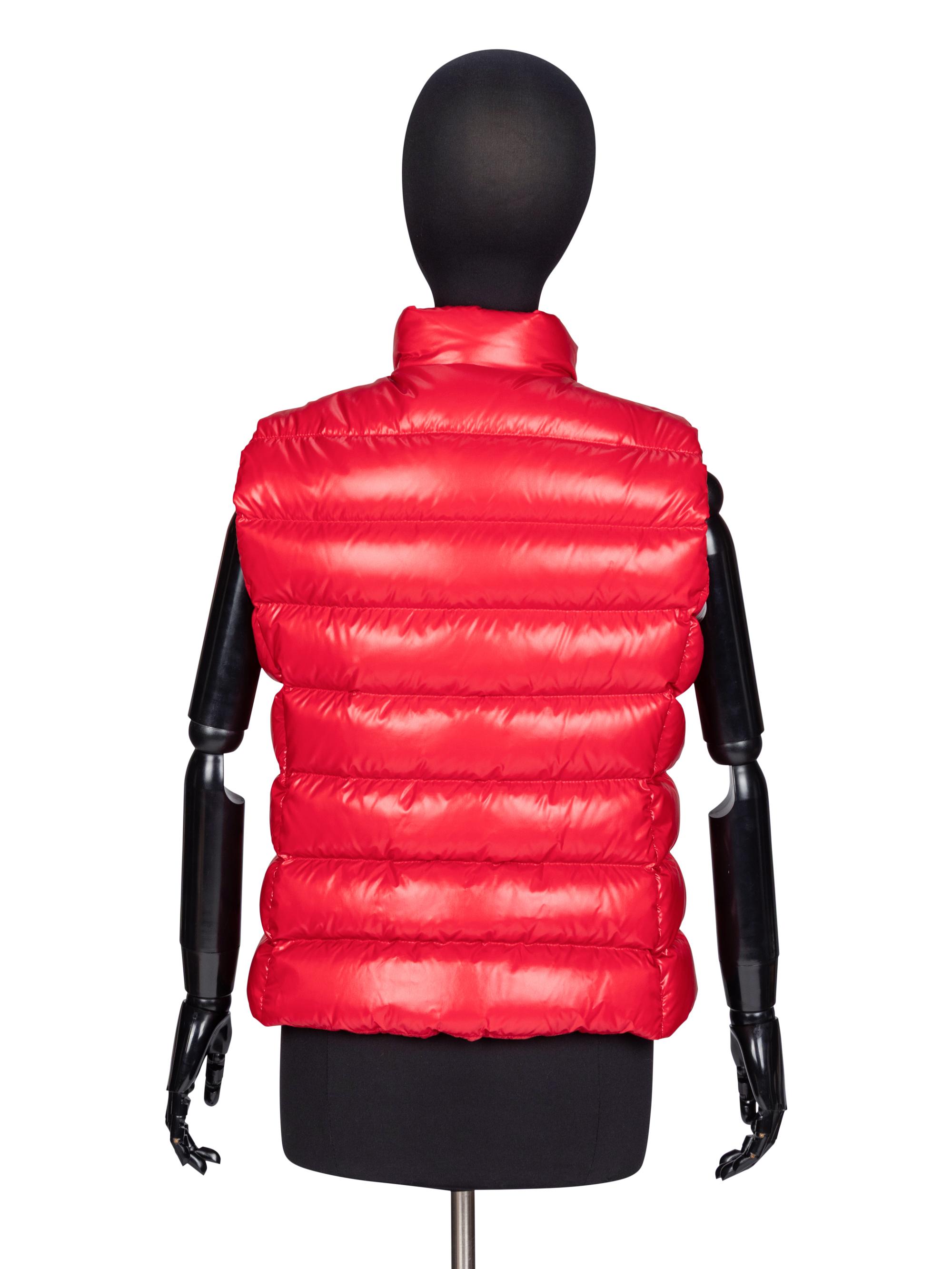 Moncler, Red Puffer Vest