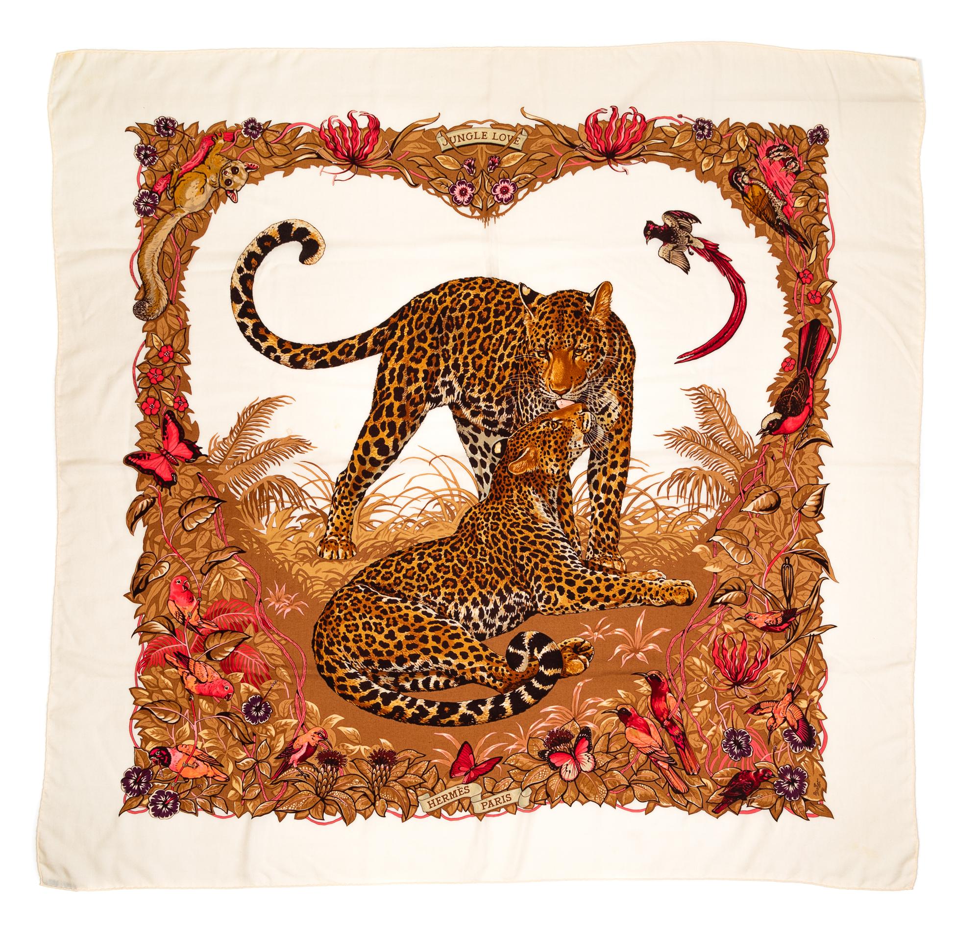 Hermès Cashmere Jungle Love Scarf