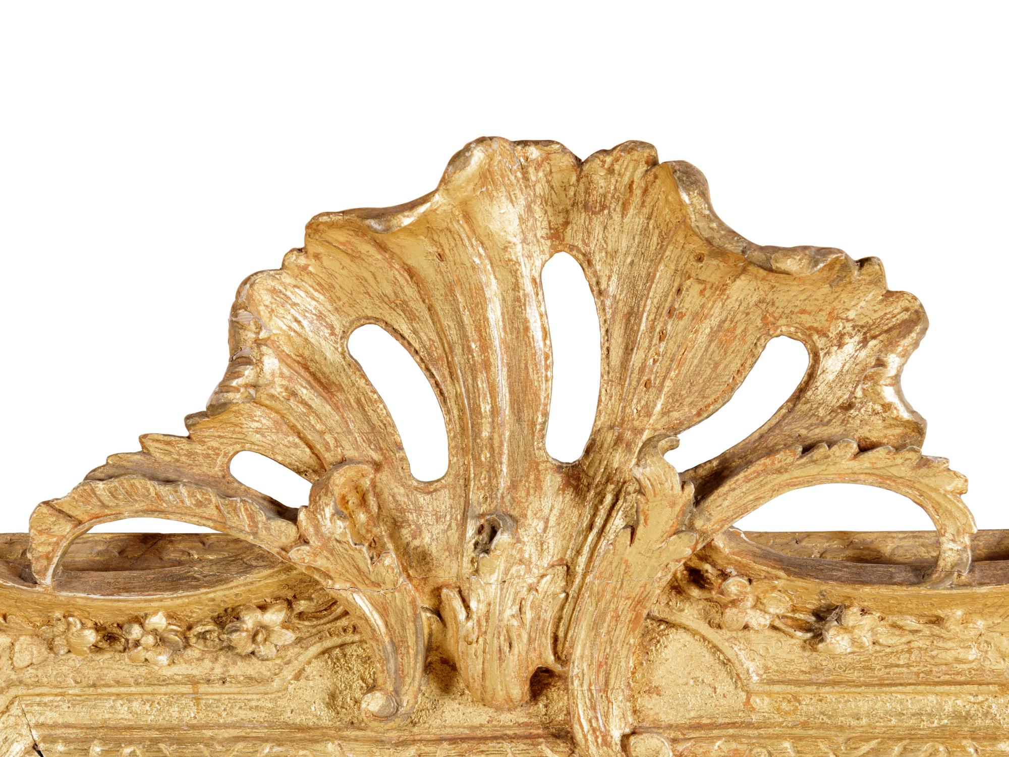A Continental Giltwood Mirror