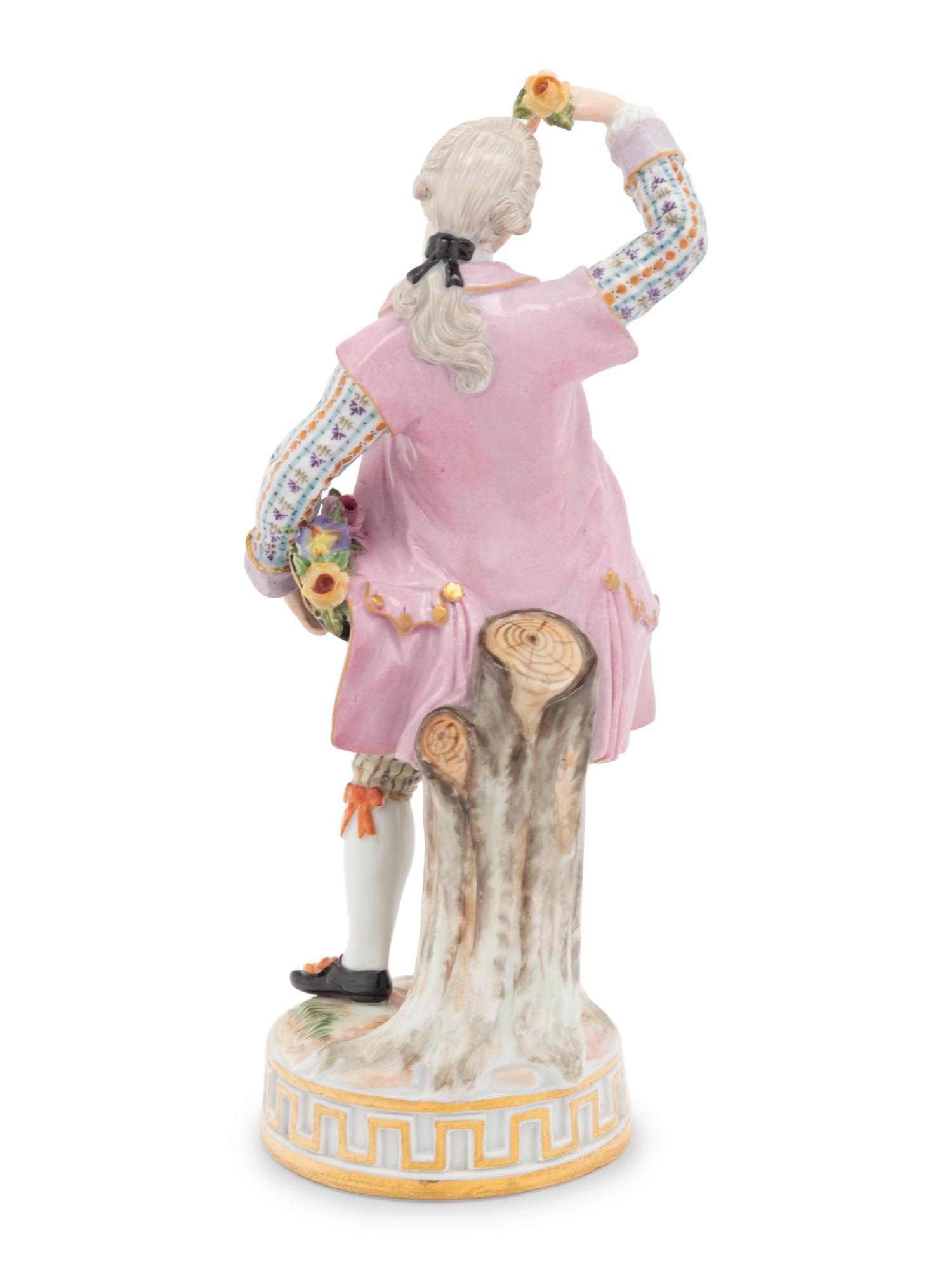 A Meissen Porcelain Figure of a Gentleman