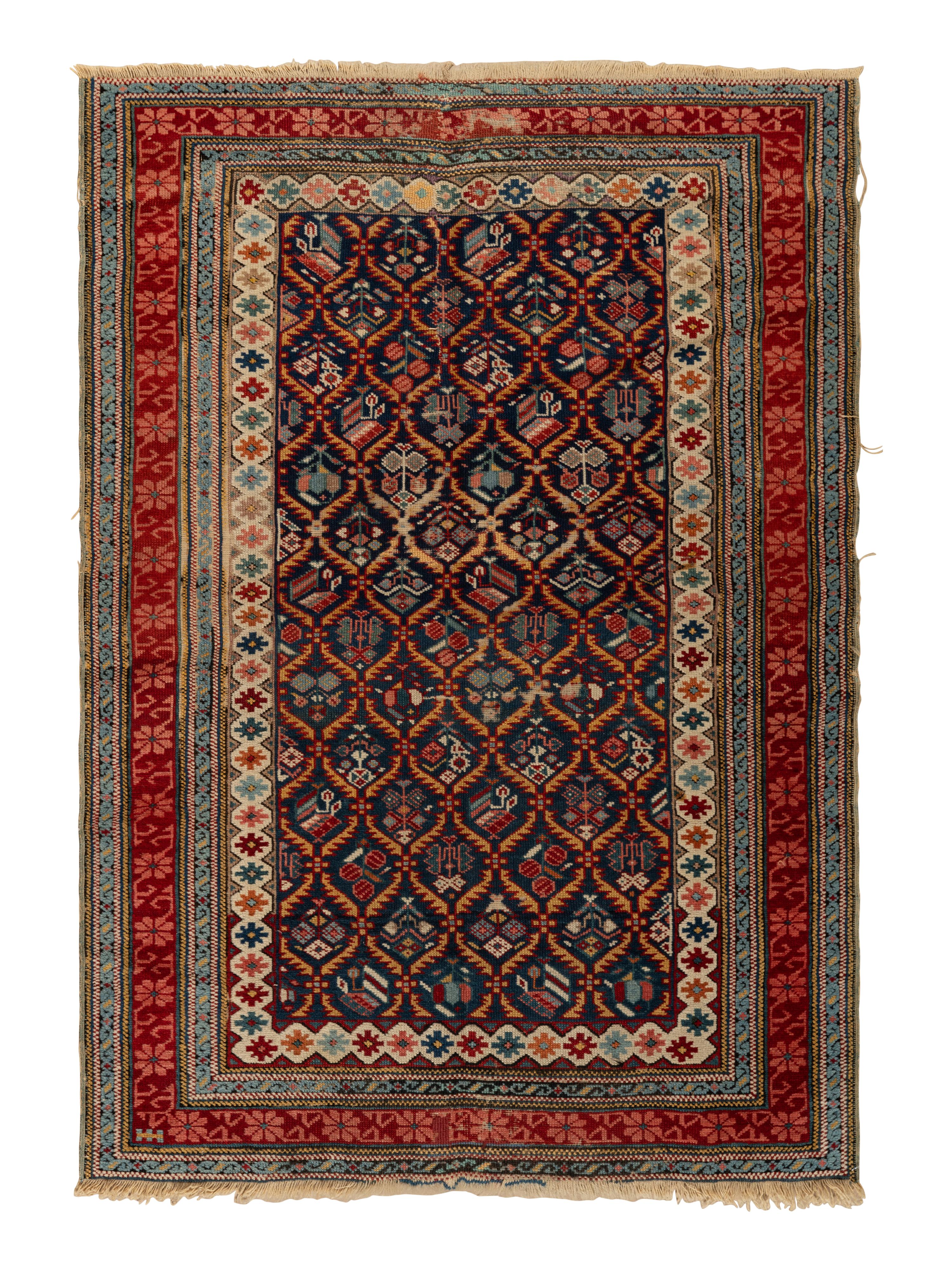 A Kuba Wool Rug