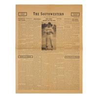 [Baseball] [Mantle, Mickey] Mickey Mantle's First Cover : The Earliest Front-Page Newspaper Image of Mickey Mantle, "Something Good from Joplin"