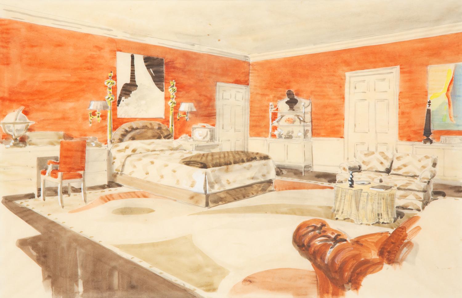 Residence of Mrs. Walter Buehl Ford, Grosse Pointe, Michigan, Studies (a group of three works)