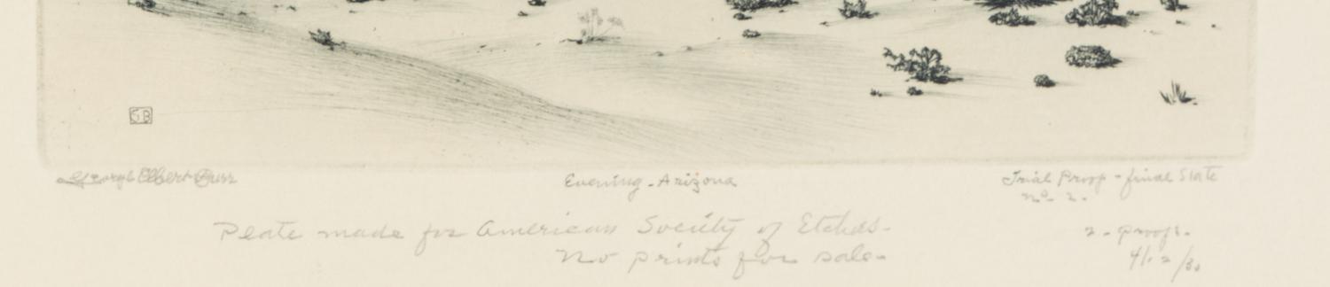 Evening, Arizona, c. 1930