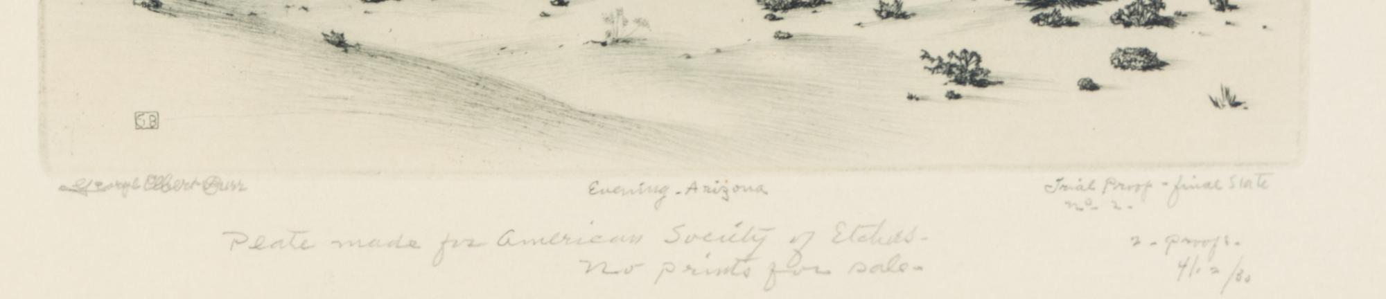 Evening, Arizona, c. 1930