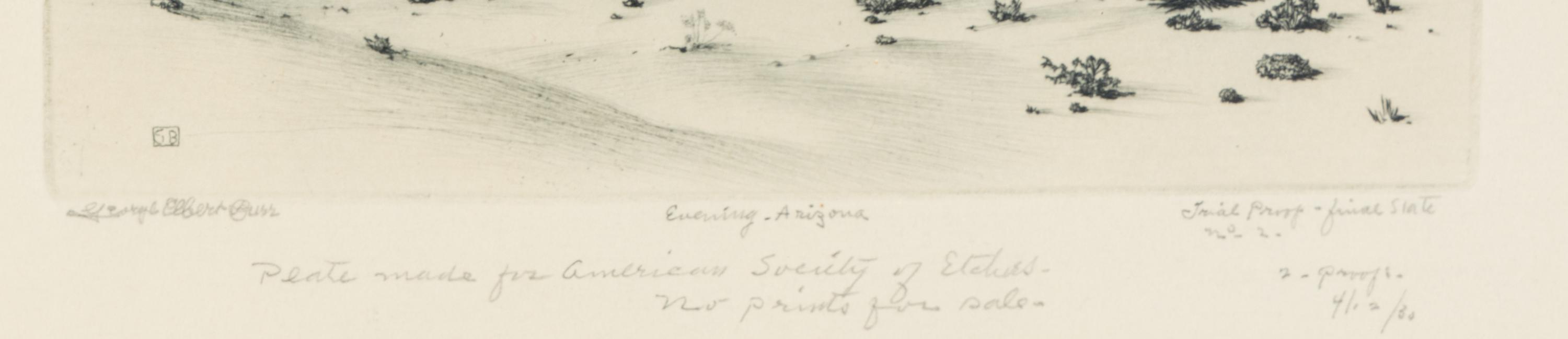 Evening, Arizona, c. 1930