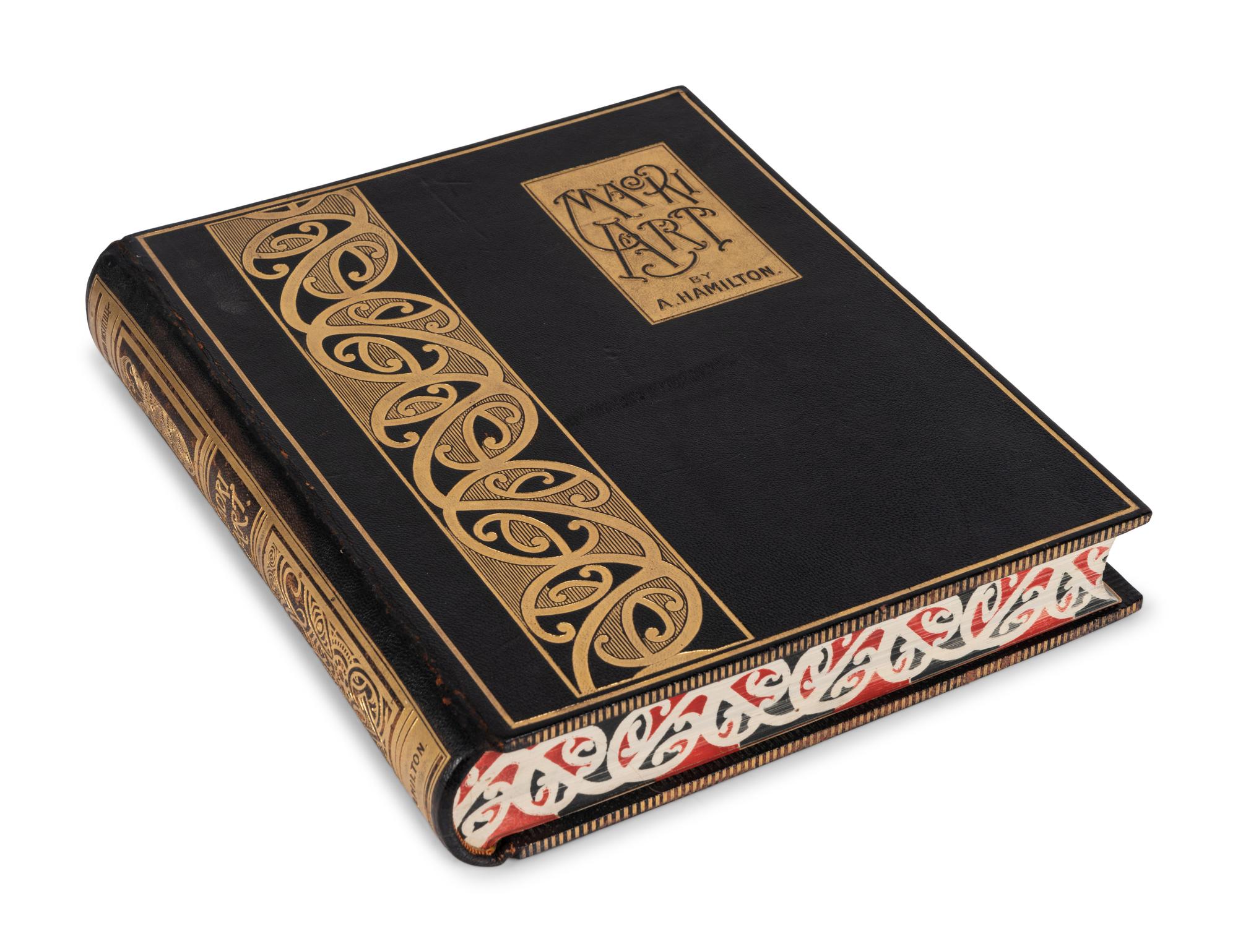 [EXPLORATION -- AUSTRALIA & NEW ZEALAND]. HAMILTON, Augustus (1853-1913). Maori Art. [ The Art Workmanship of the Maori Race in New Zealand ]. Dunedin & Wellington, New Zealand: The Governors of the New Zealand Institute, 1896-1901.