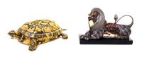 Two Cast Metal Animal Models Length of first 9 1/2 inches. — 20TH CENTURY