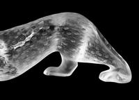 A Pair of Lalique Zelia Panther Sculptures