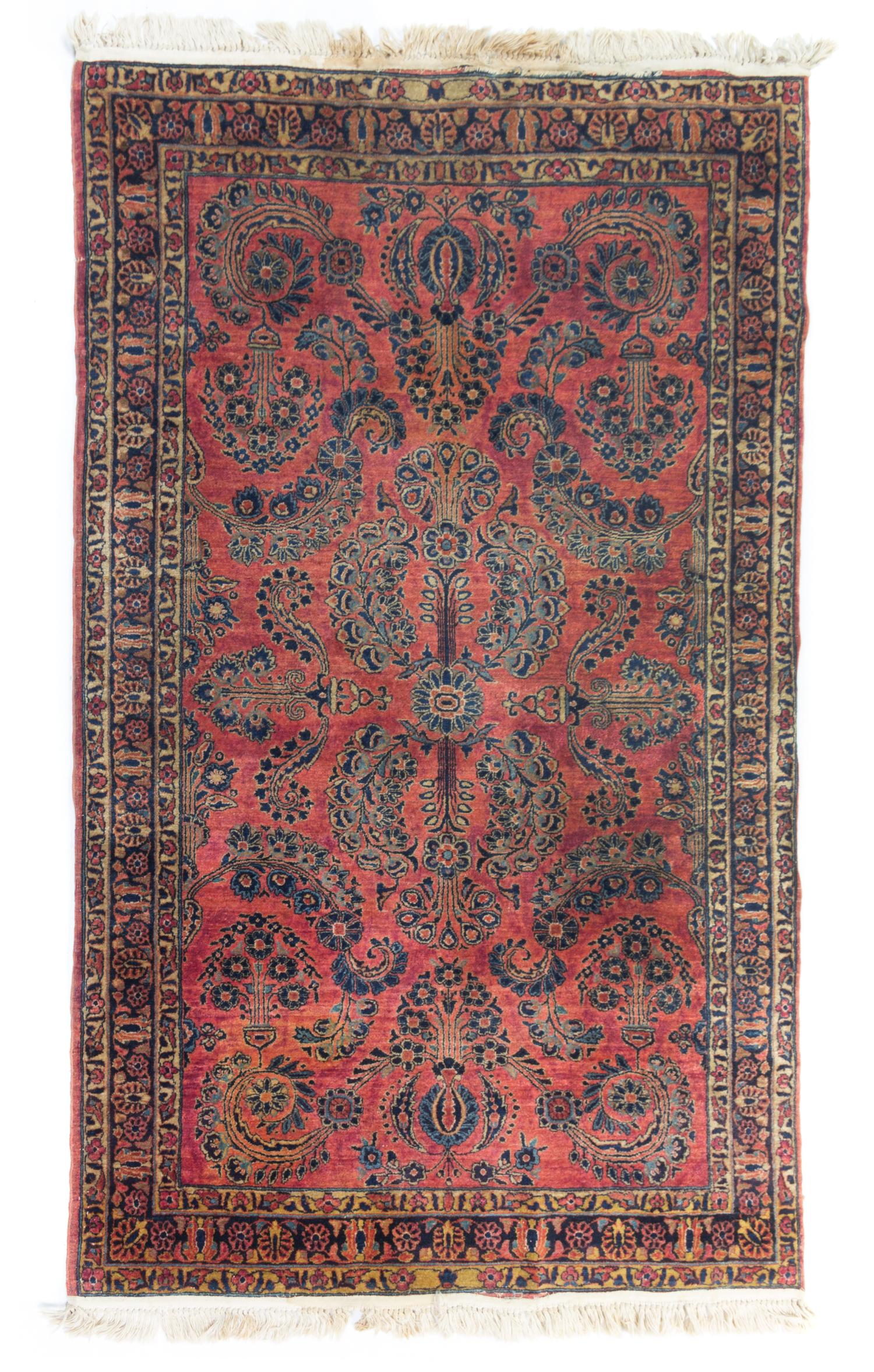 A Sarouk Wool Rug 6 feet 6 inches x 4 feet 2 inches. — FIRST HALF 20TH CENTURY
