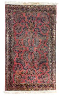 A Sarouk Wool Rug 6 feet 6 inches x 4 feet 2 inches. — FIRST HALF 20TH CENTURY