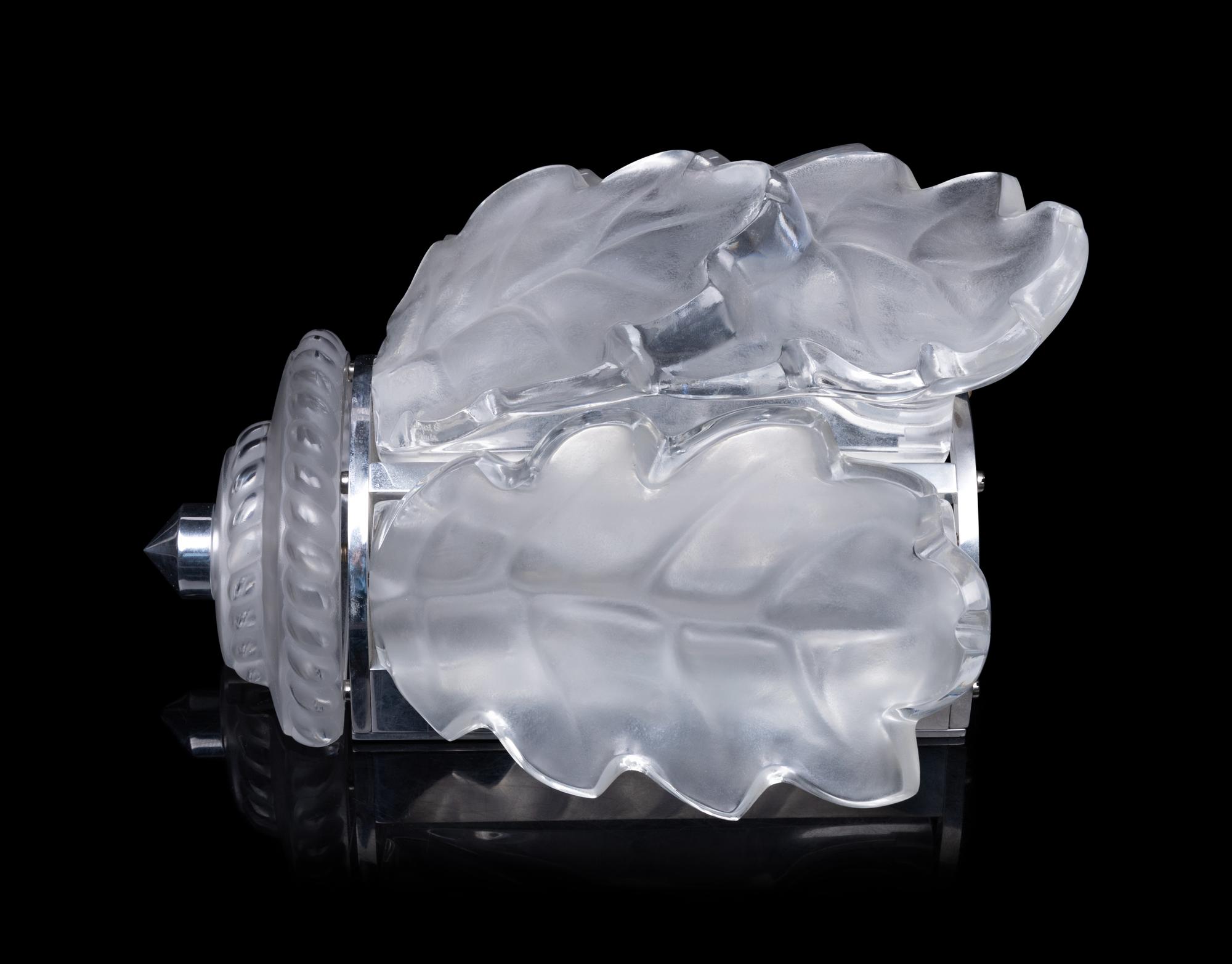 A Lalique Chene Wall Light