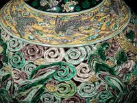 A Large Famille Verte Porcelain Reticulated Vase, Tianqiuping