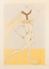Salvador Dali, (Spanish, 1904-1989), Visions de Quevedo, 1975 (portfolio of 6)