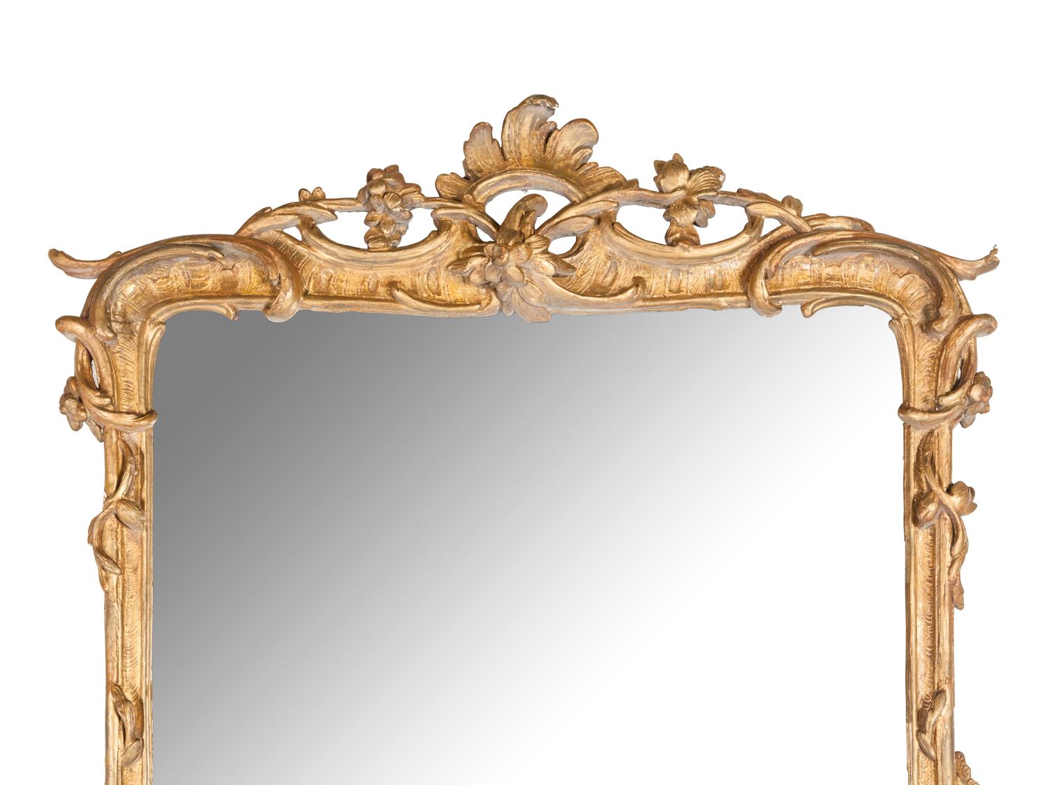 A George II Style Giltwood Mirror