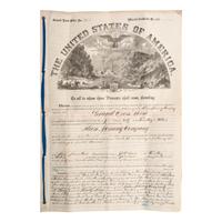 [MINING - UTAH]. A group of manuscripts and documents related to Utah mines, comprising: