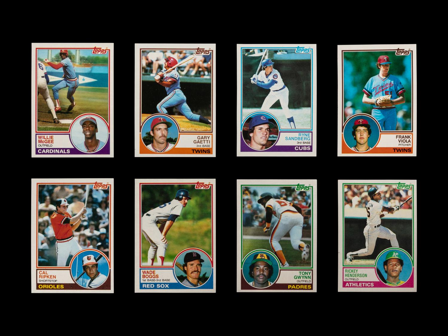 A Collection of 1980s Topps Baseball Complete Sets