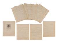 KELLER, Helen Adams (1880-1968). A small archive of materials related to Keller, including: