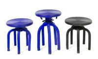 Christian Astuguevieille, (French, b. 1946), a set of three stools, 1992