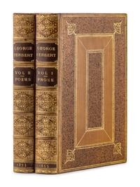 [BINDINGS] -- [LITERATURE]. A group of 4 works, all in leather bindings, related to literature, comprising: