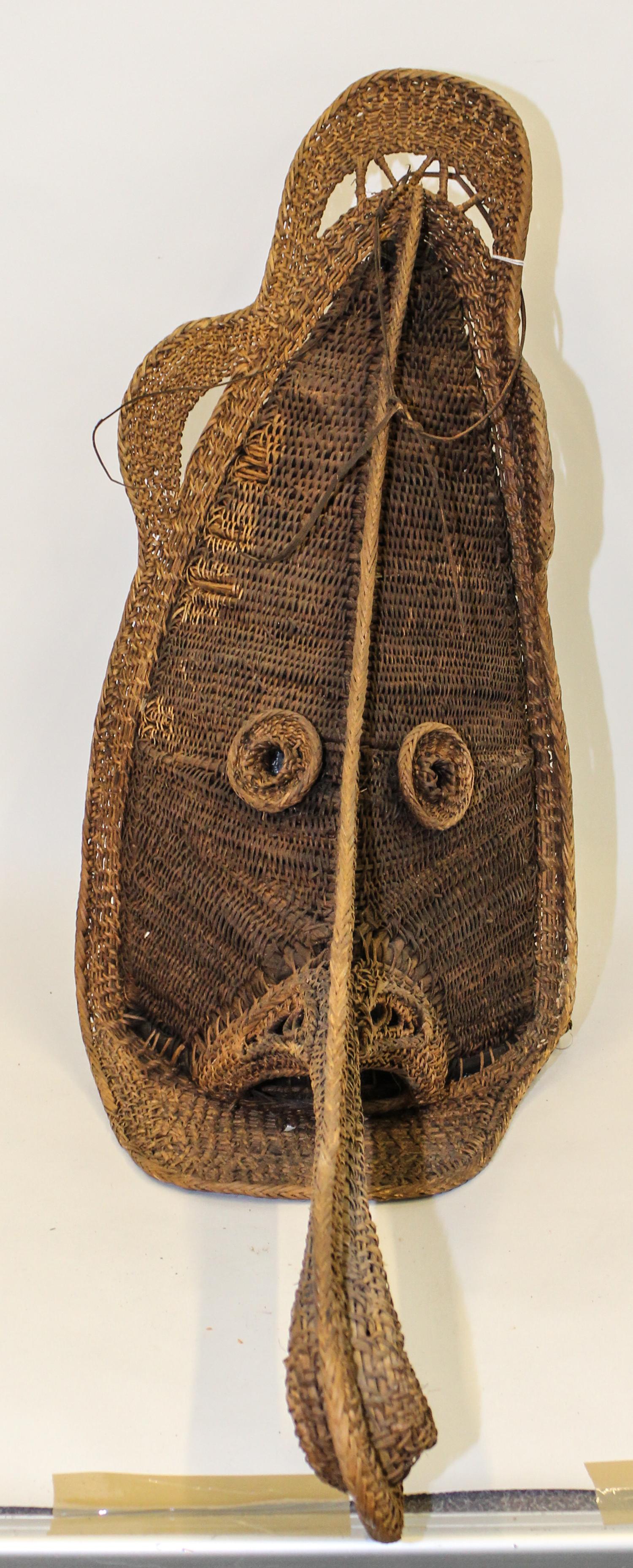 A New Guinea Tribal Ceremonial Mask Height 24 1/2 inches. — SEPIK RIVER AREA