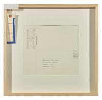 Untitled (Bam!) , 1997, Untitled (Draughtsman takes a shower) , 1997, Untitled (Dear Your Majesty) , 1997-99, Untitled (Trademarks) , 1999, Untitled (Crossword) , 1998 and Untitled , 2003 (a group of 6 works)