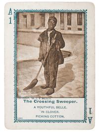 [AFRICAN AMERICANA - JIM CROW]. " In Dixie-Land " playing cards. Cincinnati, OH: Fireside Game Co., Cincinnati Game Co., 1897.