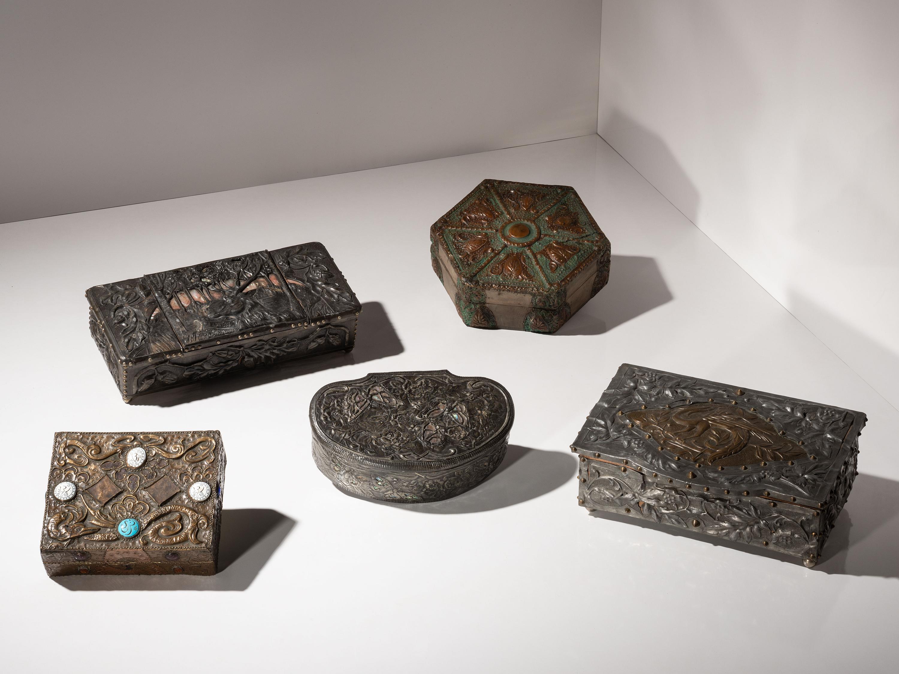 Five Hand-Crafted Boxes