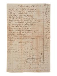 [ENSLAVEMENT & ABOLITION]. A group of 6 estate documents listing individual enslaved persons, most by name. Bourbon County, KY, 1815-1829.