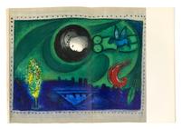 Marc Chagall, (French/Russian, 1887-1985), Derriere le miroir, 66-67-68, 1954