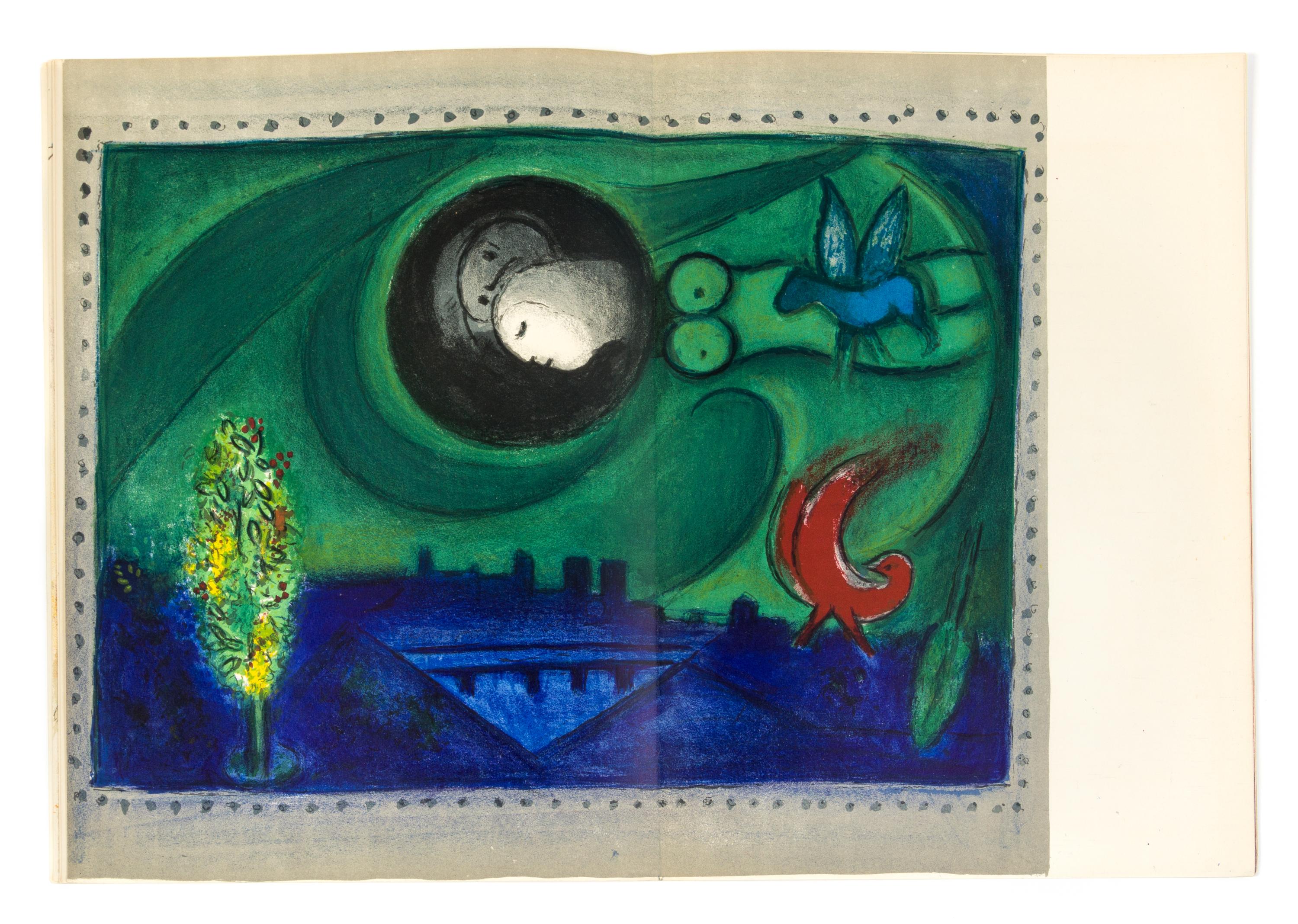 Marc Chagall, (French/Russian, 1887-1985), Derriere le miroir, 66-67-68, 1954