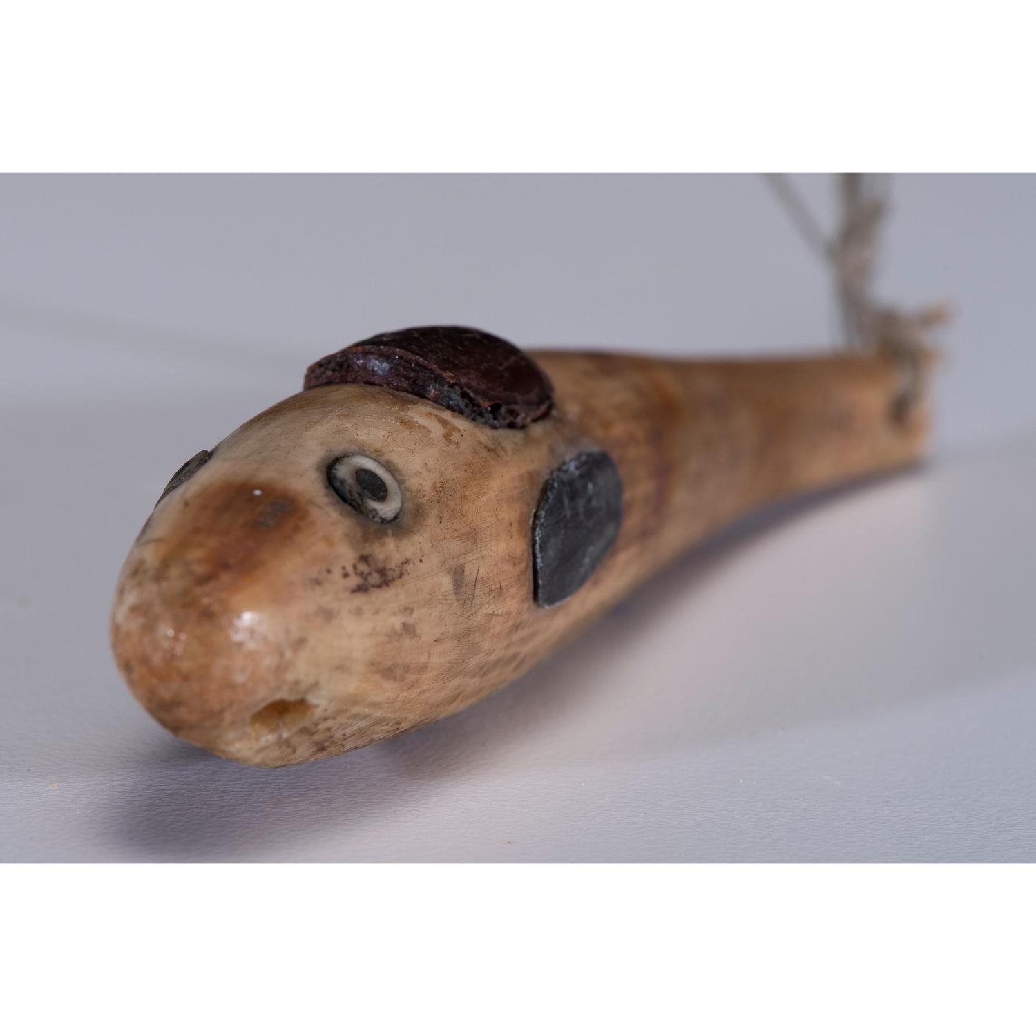 Iñupiat Carved Walrus Ivory Fishing Lures and Seal Plug