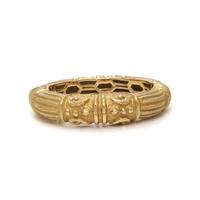 KATY BRISCOE, YELLOW GOLD BANGLE BRACELET