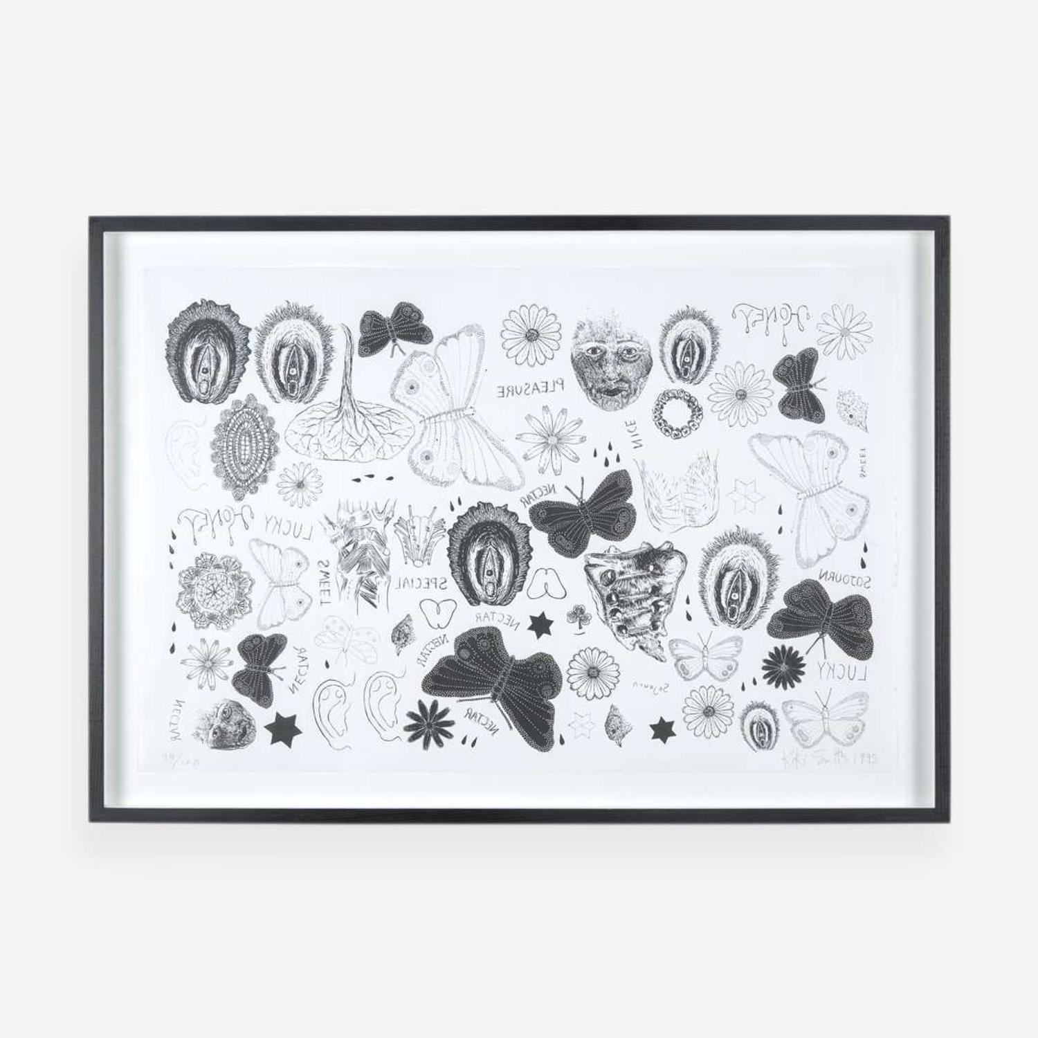 Kiki Smith (American, b.1954) Tattoo Print