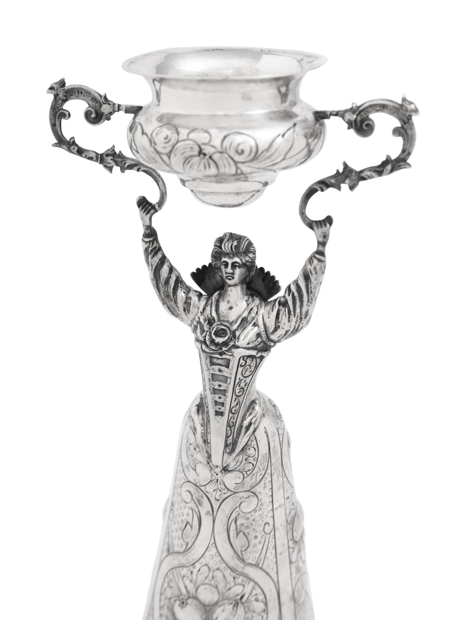 A Group of Three Continental Silver Drinking Articles