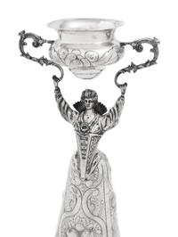 A Group of Three Continental Silver Drinking Articles