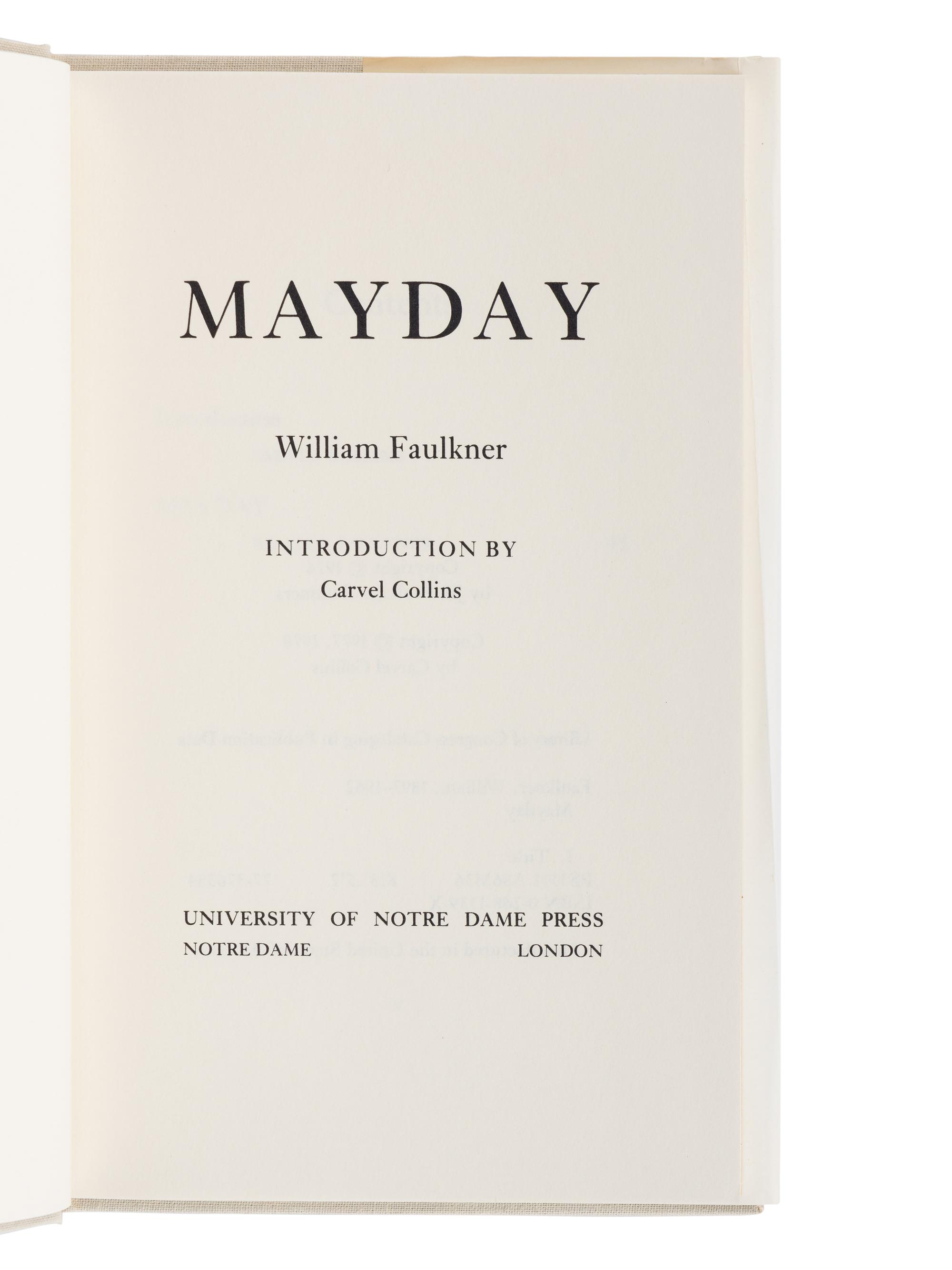 FAULKNER, William (1897-1962). A group of 5 FIRST EDITIONS and other works by Faulkner, comprising: