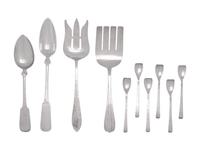 A Large Collection of Porter Blanchard Flatware Articles