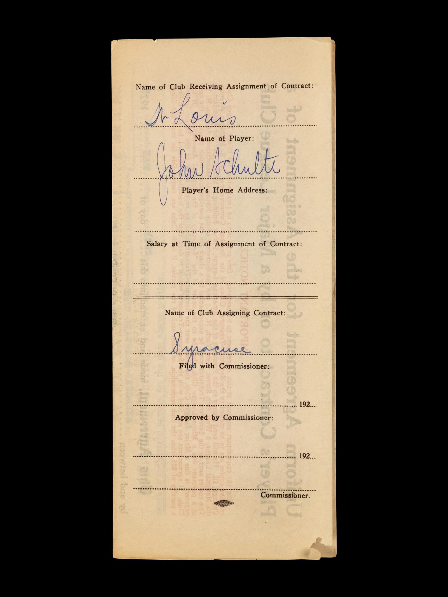 A Group of 15 1920s-30s St. Louis Cardinals Contract Agreements All Signed by Branch Rickey