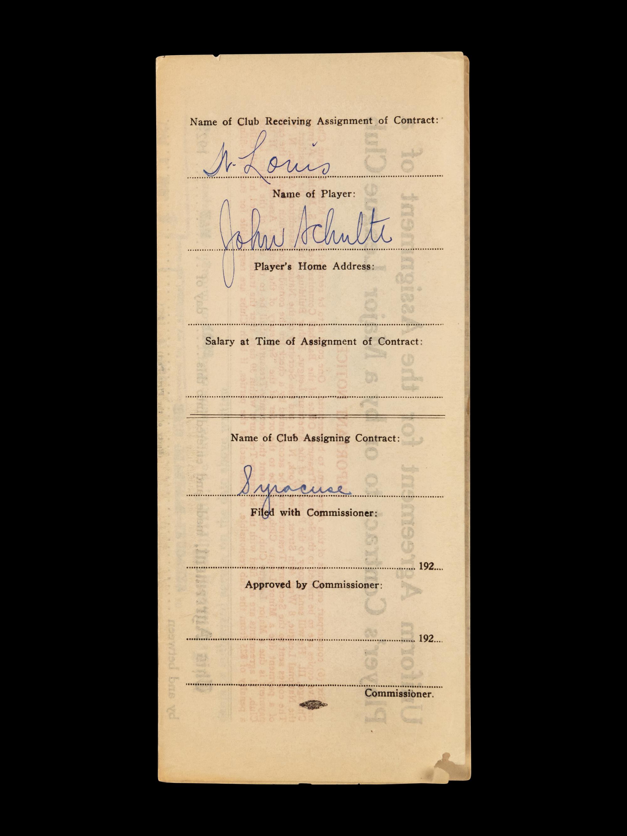 A Group of 15 1920s-30s St. Louis Cardinals Contract Agreements All Signed by Branch Rickey