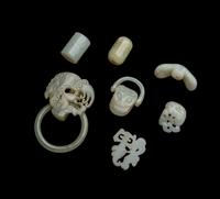 Seven Chinese Carved Jade Ornaments