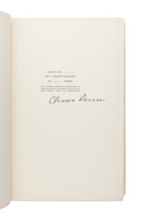 DARROW, Clarence (1857-1938). The Story of My Life . New York: Charles Scribner’s Sons, 1932.
