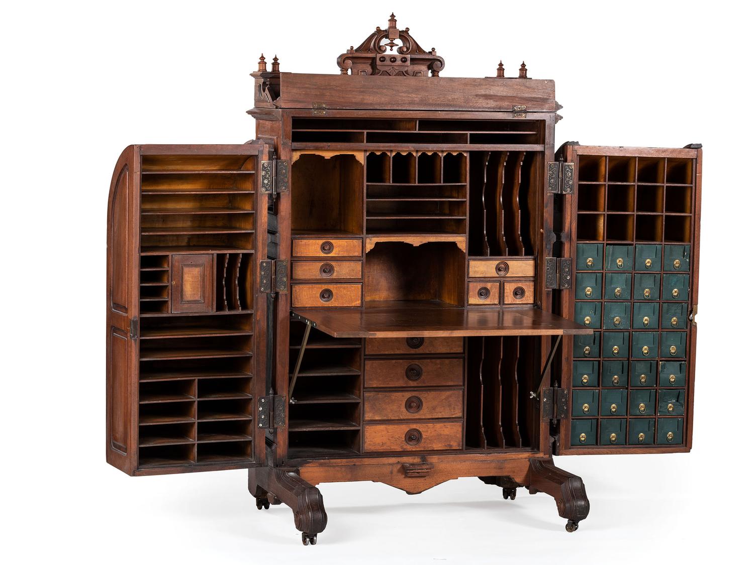 A Wooten Standard Grade Walnut Desk