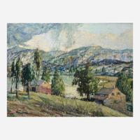 Ernest Lawson (American, 1873-1939) Westchester Hillside