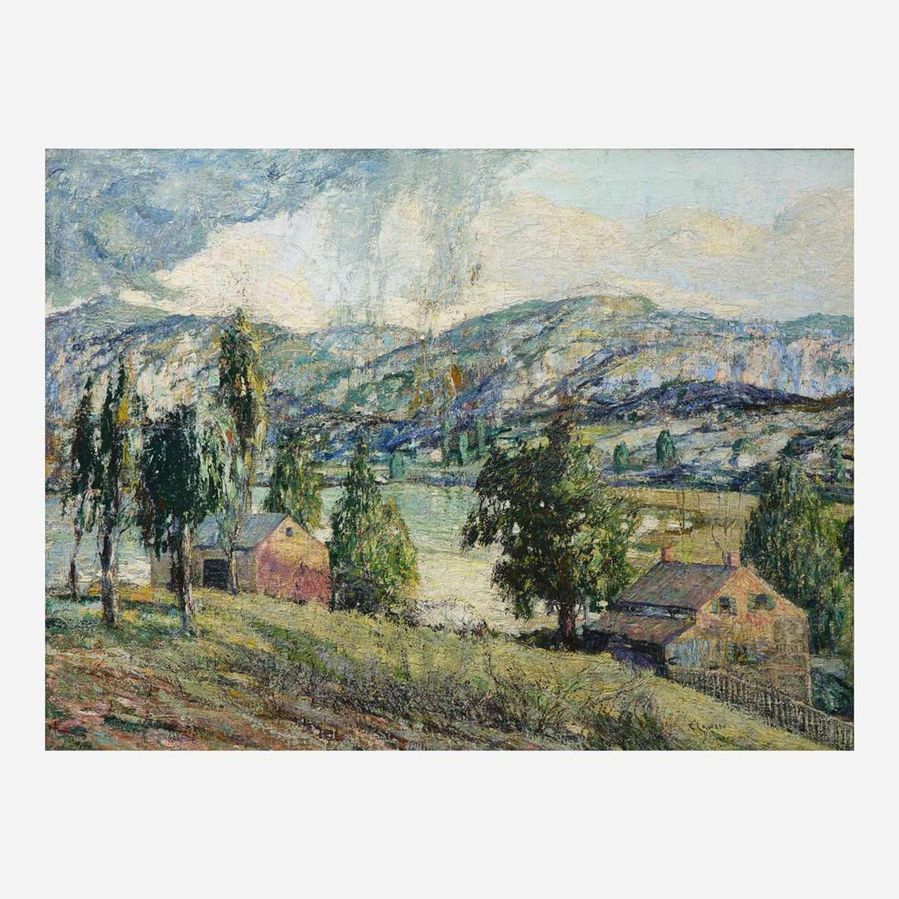 Ernest Lawson (American, 1873-1939) Westchester Hillside