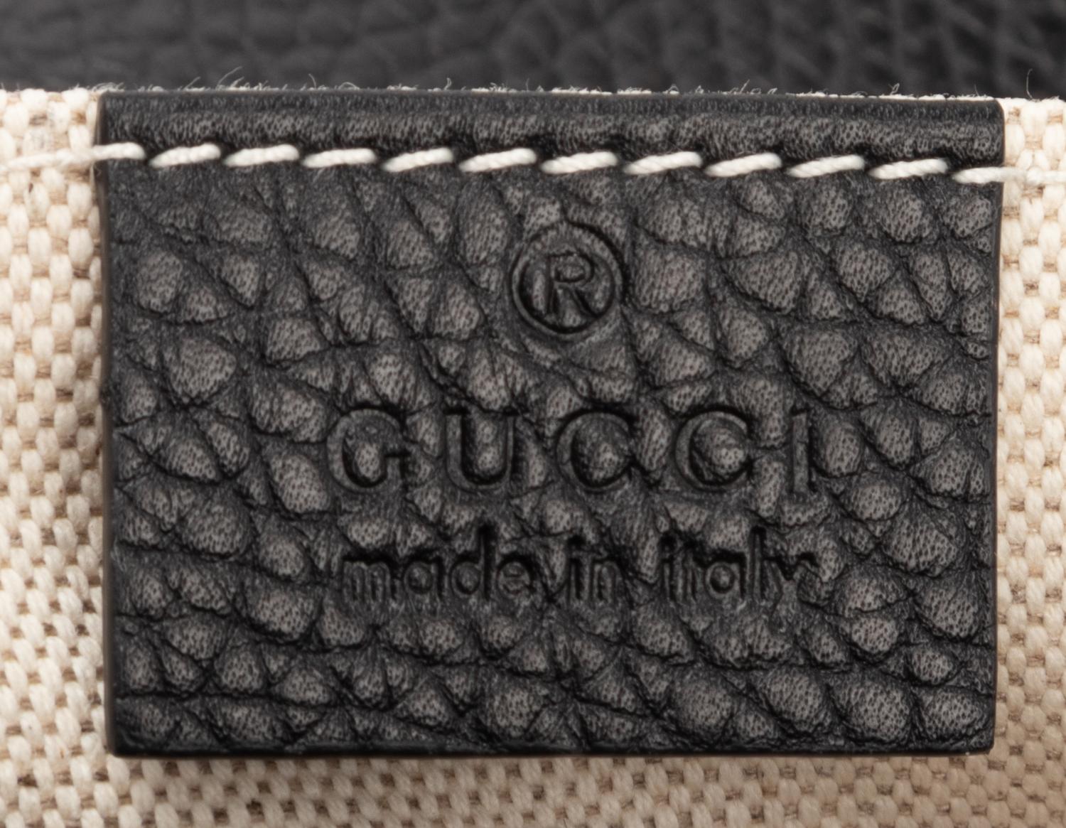 Gucci Backpack in Black Leather with Kingsnake Print, Alessandro Michele, 2016