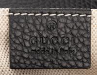 Gucci Backpack in Black Leather with Kingsnake Print, Alessandro Michele, 2016